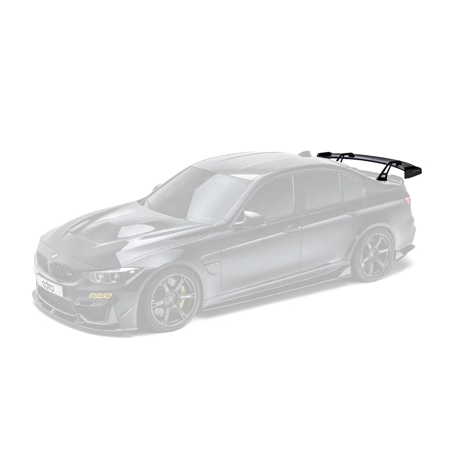 BMW F80 M3 AT-R1 Swan Neck Wing - Curved