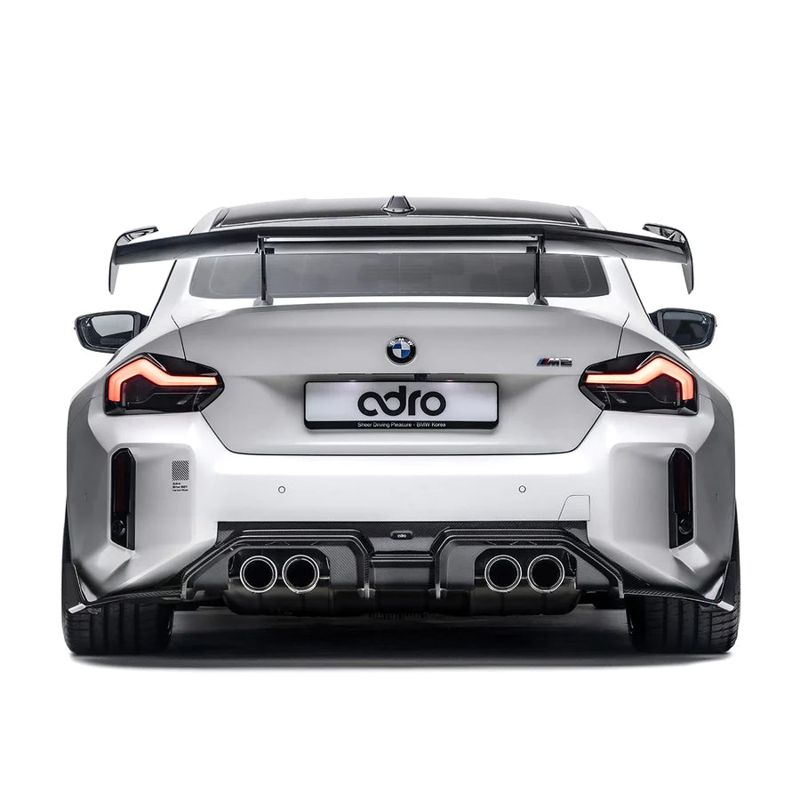 BMW G87 M2 AT-R3 Swan Neck Wing - Curved