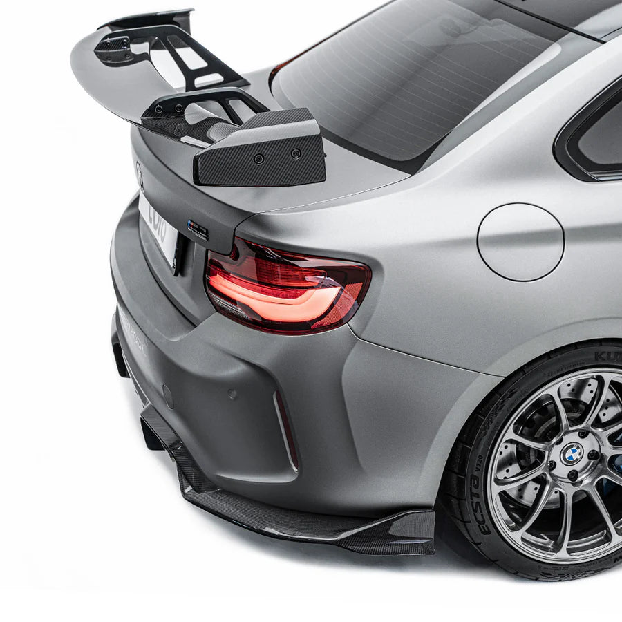 BMW F87 M2 AT-R1 Swan Neck Wing - Curved