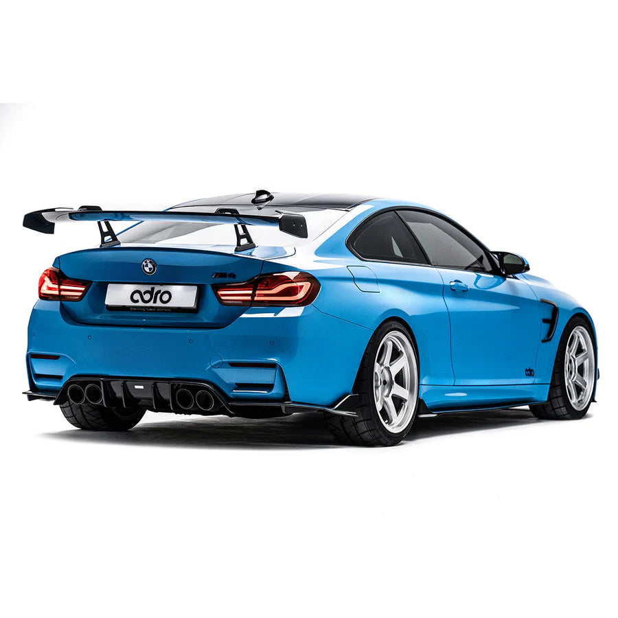 BMW F82 M4 AT-R1 Swan Neck Wing - Curved
