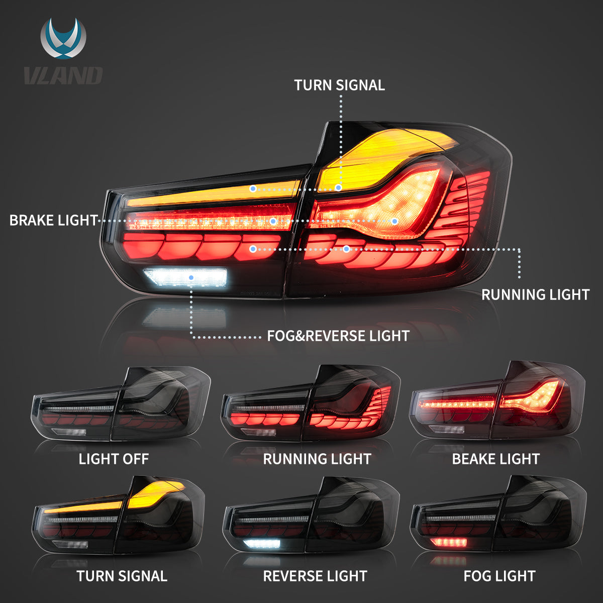 BMW F30/F80 OLED GTS Tail Lights